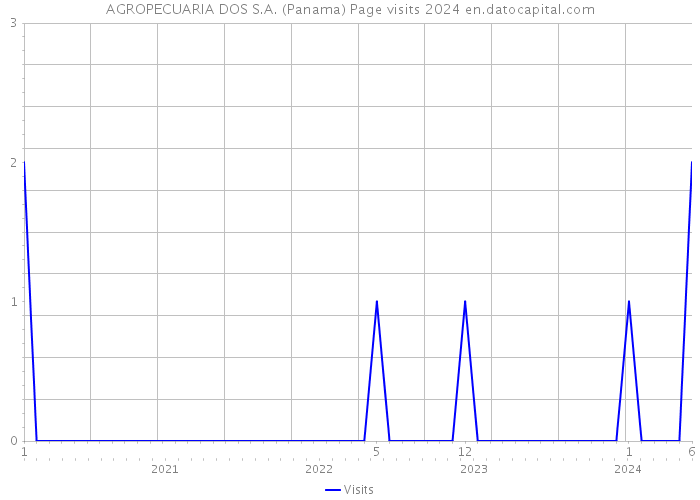 AGROPECUARIA DOS S.A. (Panama) Page visits 2024 