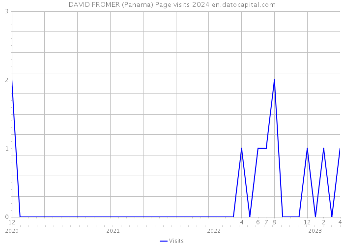 DAVID FROMER (Panama) Page visits 2024 