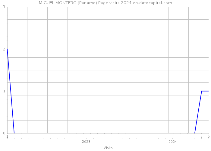 MIGUEL MONTERO (Panama) Page visits 2024 