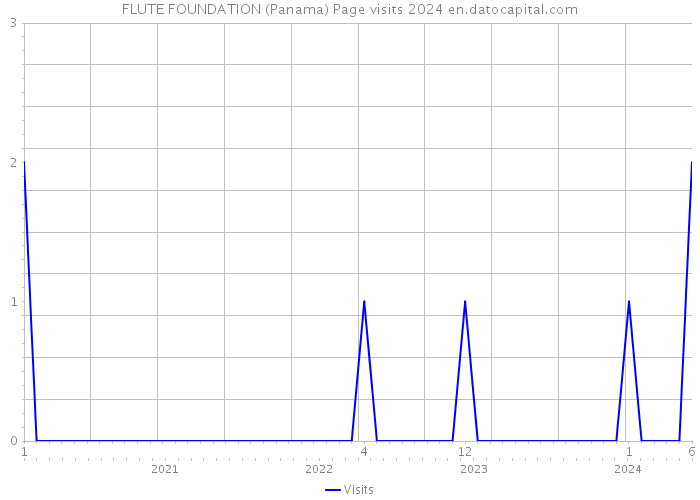 FLUTE FOUNDATION (Panama) Page visits 2024 
