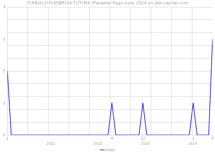 FUNDACION ENERGIA FUTURA (Panama) Page visits 2024 