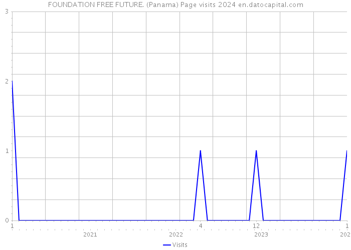 FOUNDATION FREE FUTURE. (Panama) Page visits 2024 
