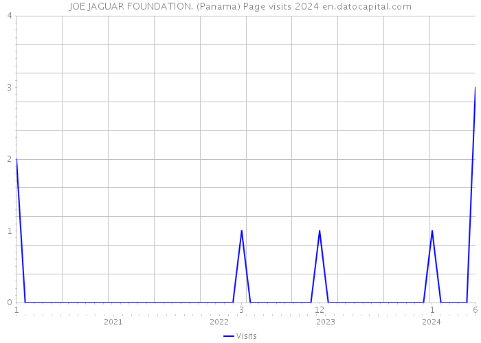 JOE JAGUAR FOUNDATION. (Panama) Page visits 2024 