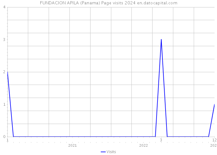 FUNDACION APILA (Panama) Page visits 2024 