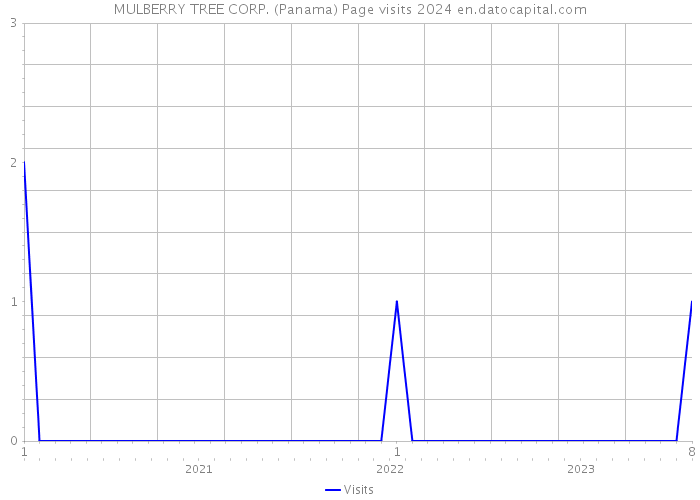 MULBERRY TREE CORP. (Panama) Page visits 2024 