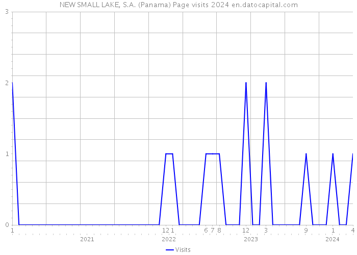 NEW SMALL LAKE, S.A. (Panama) Page visits 2024 