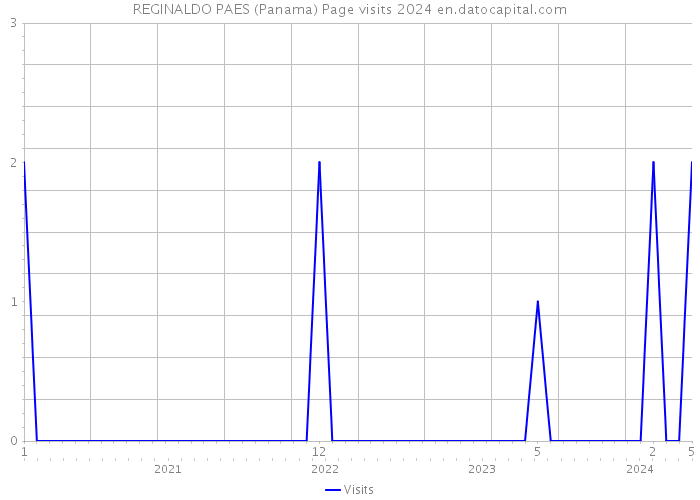 REGINALDO PAES (Panama) Page visits 2024 