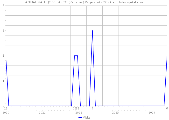 ANIBAL VALLEJO VELASCO (Panama) Page visits 2024 