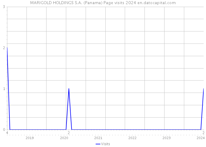 MARIGOLD HOLDINGS S.A. (Panama) Page visits 2024 