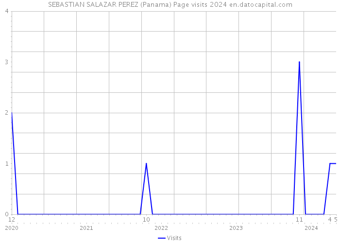 SEBASTIAN SALAZAR PEREZ (Panama) Page visits 2024 