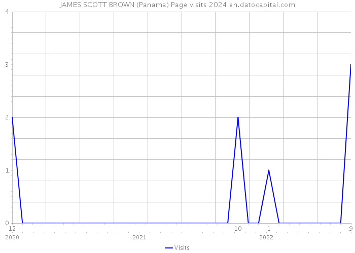 JAMES SCOTT BROWN (Panama) Page visits 2024 
