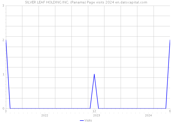SILVER LEAF HOLDING INC. (Panama) Page visits 2024 