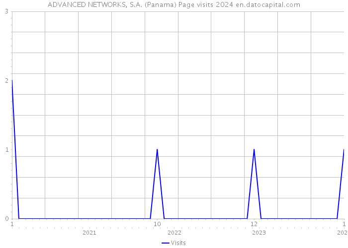 ADVANCED NETWORKS, S.A. (Panama) Page visits 2024 