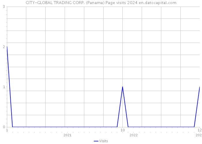 CITY-GLOBAL TRADING CORP. (Panama) Page visits 2024 