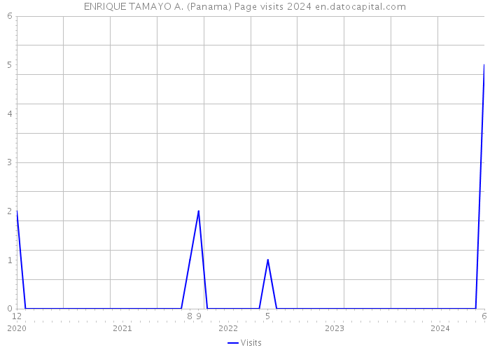 ENRIQUE TAMAYO A. (Panama) Page visits 2024 