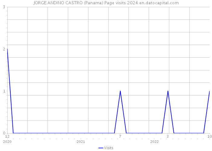 JORGE ANDINO CASTRO (Panama) Page visits 2024 