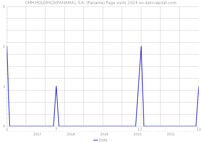 CMH HOLDINGS(PANAMA), S.A. (Panama) Page visits 2024 