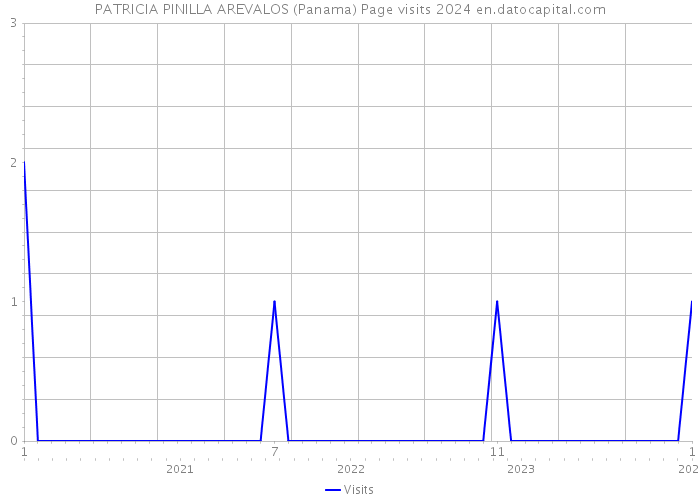 PATRICIA PINILLA AREVALOS (Panama) Page visits 2024 