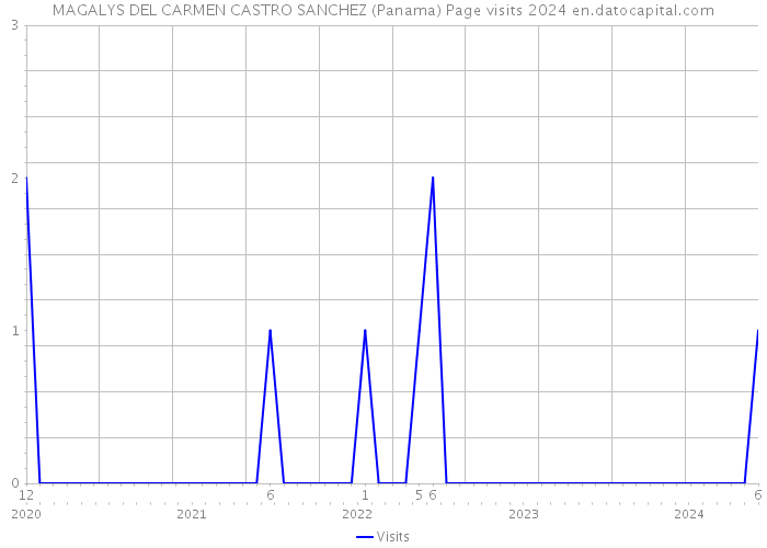 MAGALYS DEL CARMEN CASTRO SANCHEZ (Panama) Page visits 2024 