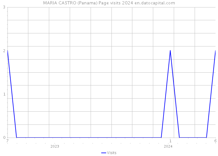 MARIA CASTRO (Panama) Page visits 2024 