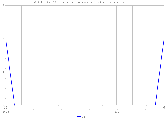 GOKU DOS, INC. (Panama) Page visits 2024 