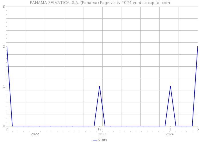 PANAMA SELVATICA, S.A. (Panama) Page visits 2024 