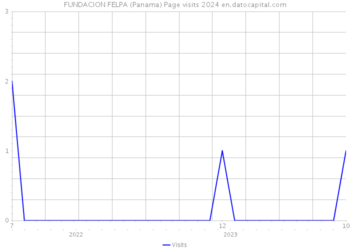 FUNDACION FELPA (Panama) Page visits 2024 