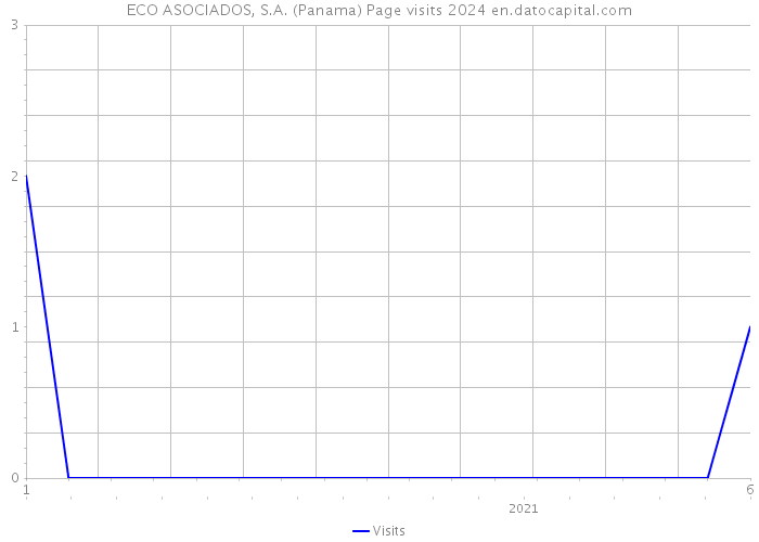 ECO ASOCIADOS, S.A. (Panama) Page visits 2024 