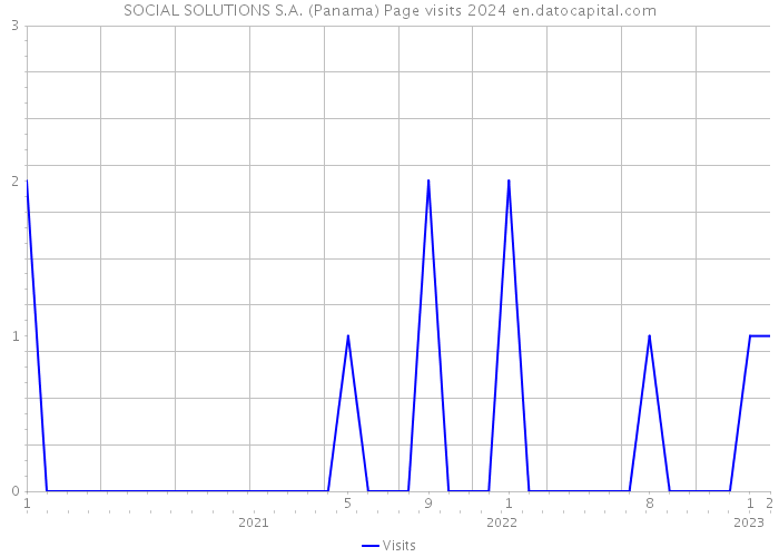SOCIAL SOLUTIONS S.A. (Panama) Page visits 2024 