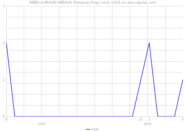 REBECA BRAND MEDINA (Panama) Page visits 2024 