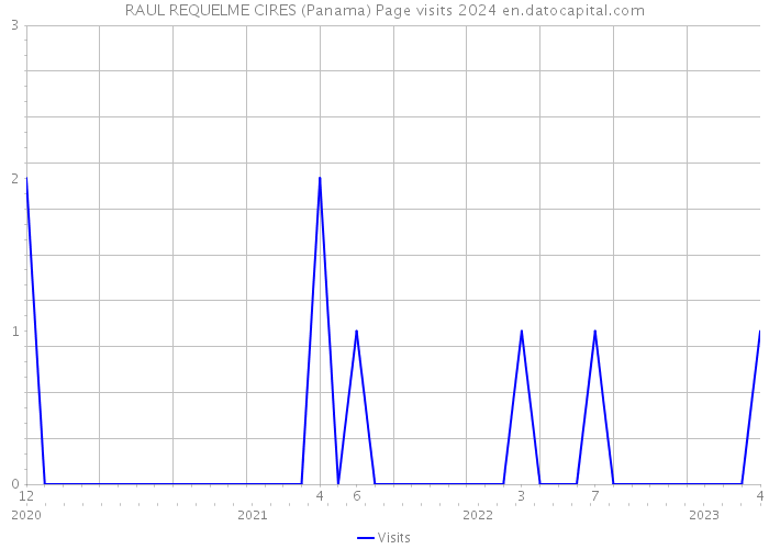 RAUL REQUELME CIRES (Panama) Page visits 2024 