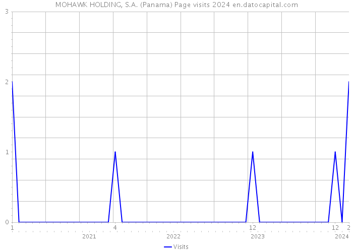 MOHAWK HOLDING, S.A. (Panama) Page visits 2024 