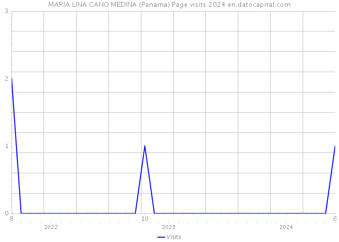 MARIA LINA CANO MEDINA (Panama) Page visits 2024 