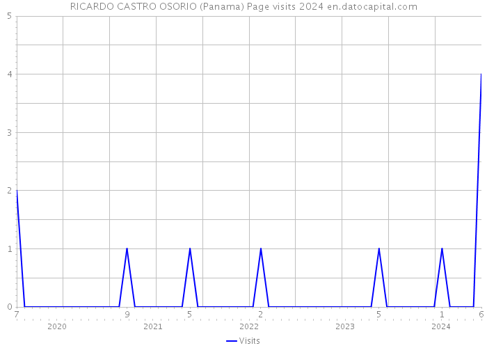 RICARDO CASTRO OSORIO (Panama) Page visits 2024 
