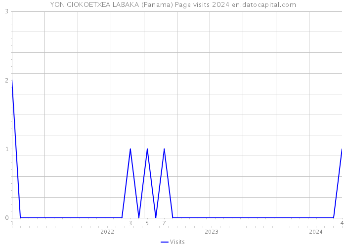 YON GIOKOETXEA LABAKA (Panama) Page visits 2024 