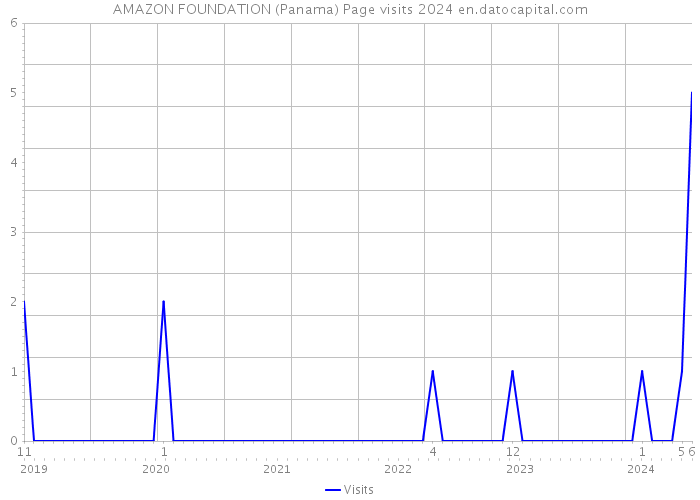 AMAZON FOUNDATION (Panama) Page visits 2024 