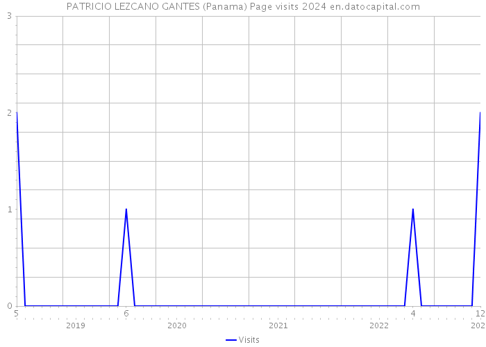PATRICIO LEZCANO GANTES (Panama) Page visits 2024 