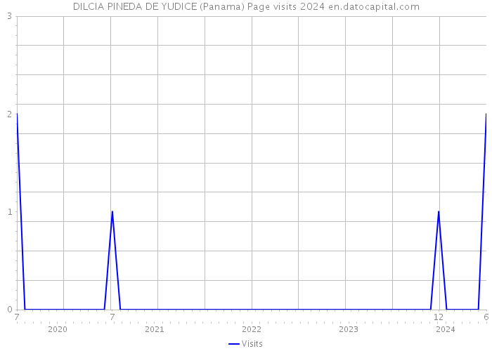 DILCIA PINEDA DE YUDICE (Panama) Page visits 2024 