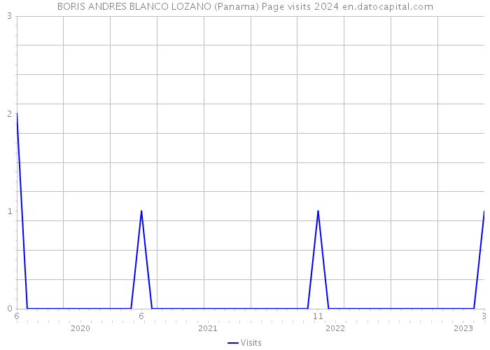 BORIS ANDRES BLANCO LOZANO (Panama) Page visits 2024 