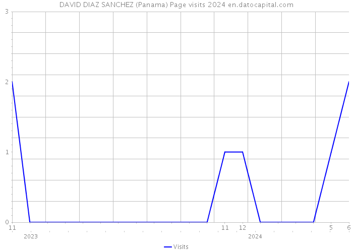 DAVID DIAZ SANCHEZ (Panama) Page visits 2024 