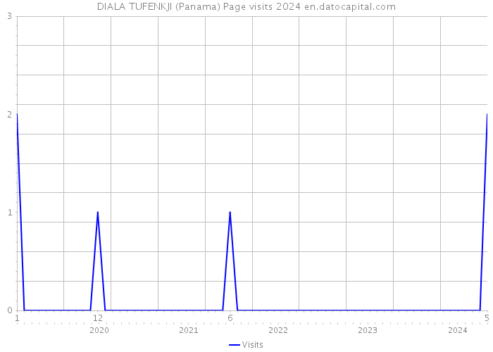 DIALA TUFENKJI (Panama) Page visits 2024 