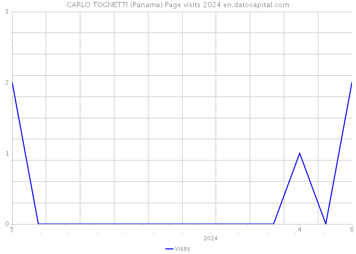 CARLO TOGNETTI (Panama) Page visits 2024 