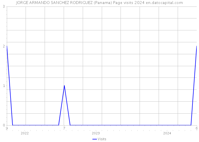 JORGE ARMANDO SANCHEZ RODRIGUEZ (Panama) Page visits 2024 