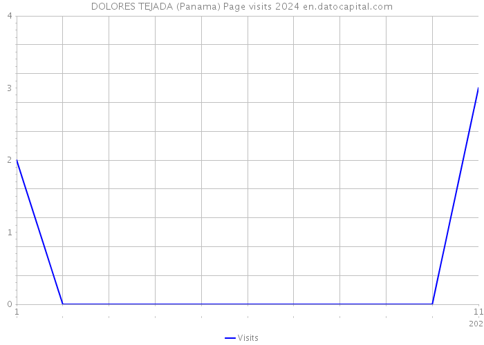 DOLORES TEJADA (Panama) Page visits 2024 