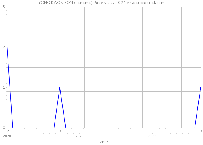 YONG KWON SON (Panama) Page visits 2024 