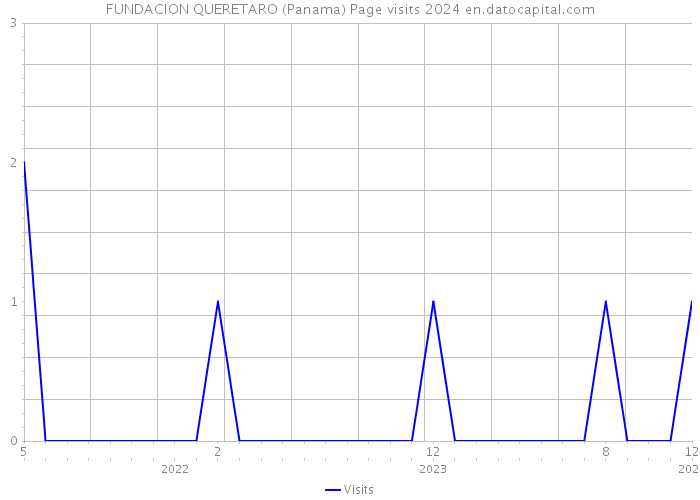 FUNDACION QUERETARO (Panama) Page visits 2024 