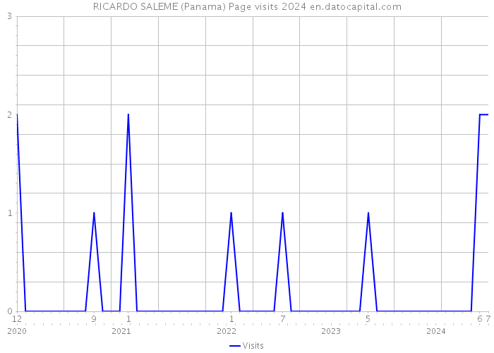 RICARDO SALEME (Panama) Page visits 2024 