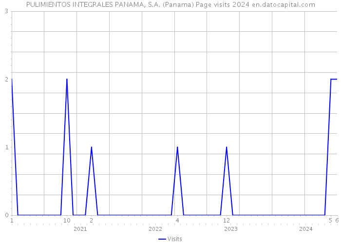 PULIMIENTOS INTEGRALES PANAMA, S.A. (Panama) Page visits 2024 