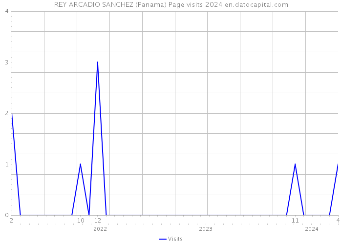 REY ARCADIO SANCHEZ (Panama) Page visits 2024 