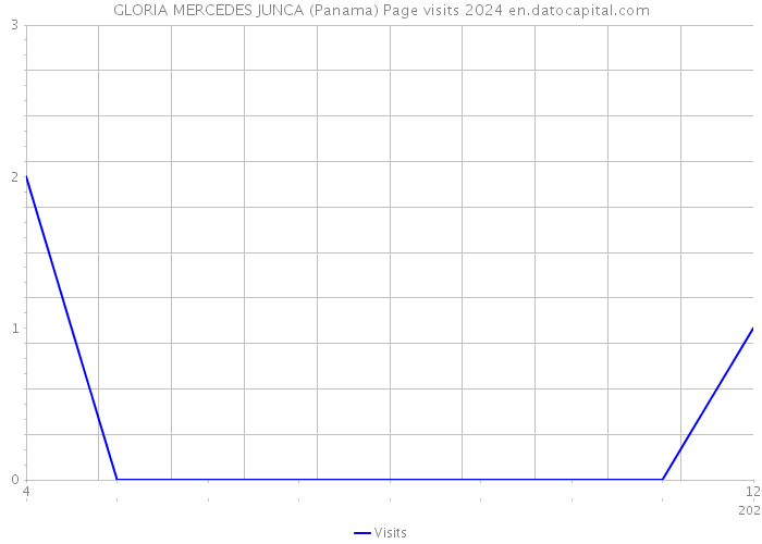 GLORIA MERCEDES JUNCA (Panama) Page visits 2024 